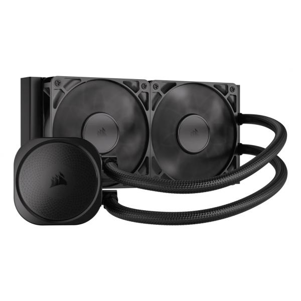 Corsair Nautilus 240 RS Scheda madre Raffreddatore di liquidi tutto in uno Nero (Corsair NAUTILUS 240 RS Liquid CPU Cooler, RS120 Magnetic Dome Fans, Daisy-Chain Connections, Black)