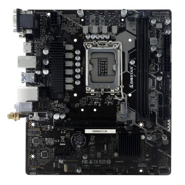 Biostar Z690MX2-E D4 scheda madre Intel Z690 LGA 1700 micro ATX (Biostar Z690MX2-E D4 [)