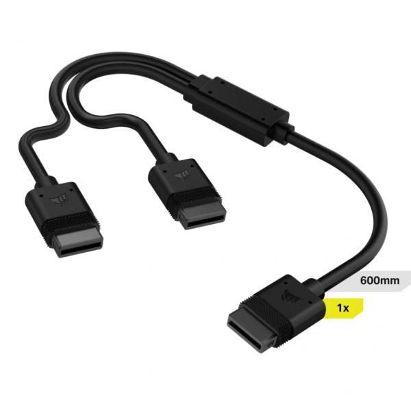 Corsair CL-9011124-WW parte e accessorio del sistema di raffreddamento del computer (Corsair Y-Cable ICUE 600mm)