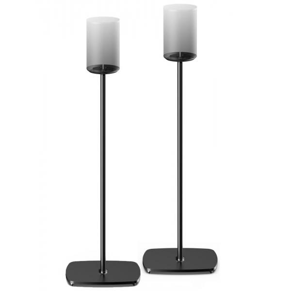 Flexson FLXE100FS2021EU supporto da parete per casse acustiche Pavimento Alluminio, Acciaio Nero (FLEXSON Floor Stand for Sonos ERA100 P)