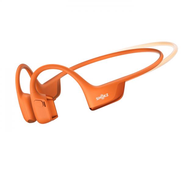 SHOKZ OpenRun Pro 2 Mini Auricolare Wireless A clip Sport Bluetooth Arancione (SHOKZ OPENRUN PRO 2 MINI ORANGE - USB-C CHARGING SPORTS HEADSET SU)