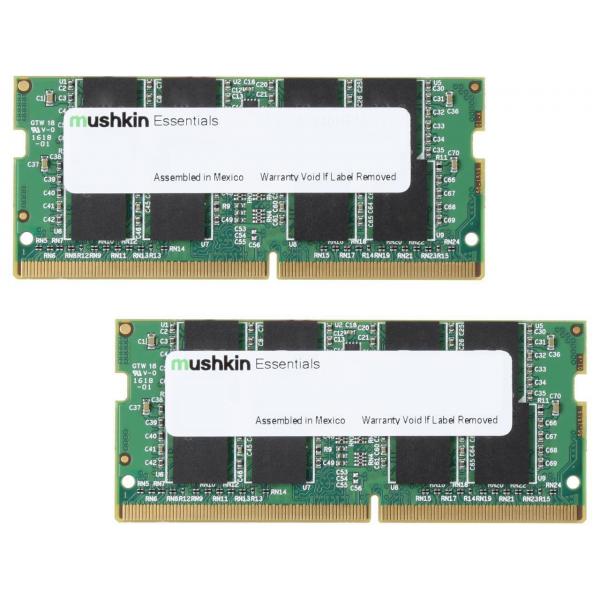 Mushkin Essentials memoria 64 GB 2 x 32 GB DDR4 2666 MHz (Mushkin Essentials - 64GB: 2x16GB - DD)