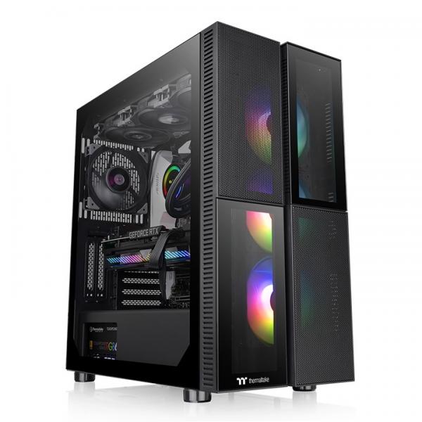 Thermaltake Versa T26 TG ARGB Midi Tower Nero (Thermaltake Versa T26 ARGB - CA-1W1-00)