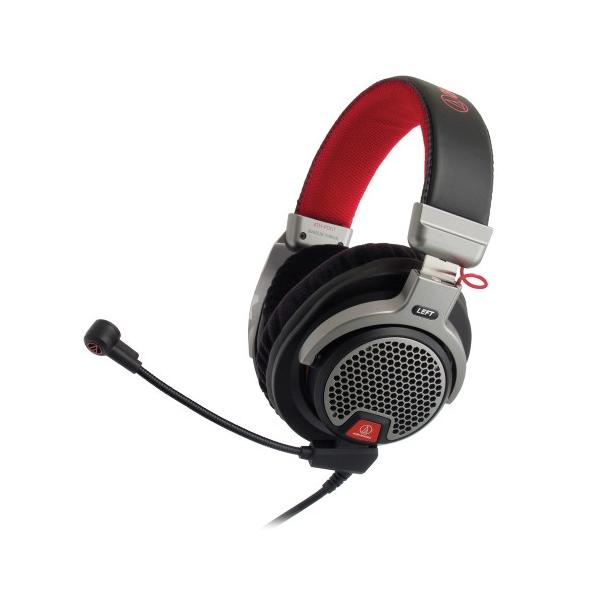 Audio-Technica ATH-PDG1A cuffia e auricolare Cablato A Padiglione Gaming Nero, Rosso (Audio-Technica ATH-PDG1a Gaming Headse)