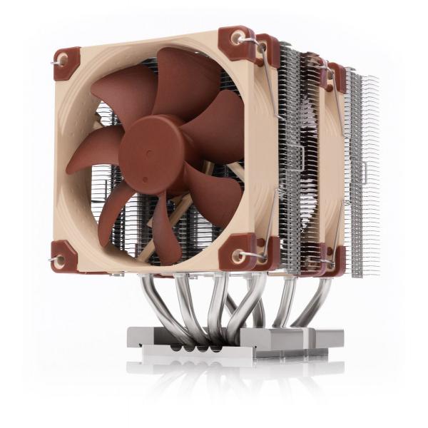 Noctua NH-D9 DX-4677 4U sistema di raffreddamento per computer Processore Raffreddatore d'aria 9,2 cm Alluminio, Beige, Marrone (warehouse Linden----Noctua NH-D9 DX-46)