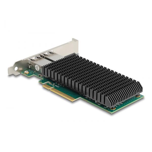 DeLOCK 88522 scheda di rete e adattatore Interno Ethernet 10000 Mbit/s (Delock PCI Express x8 Card 2 x RJ45 10)