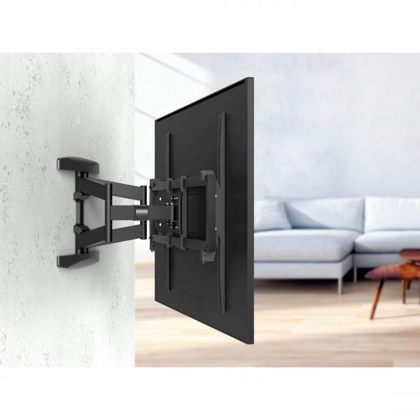 Hama 00220839 Supporto TV a parete 3,05 m [120] Nero, Bianco (Hama TV-Wandhalterung, schwenkbar, nei)