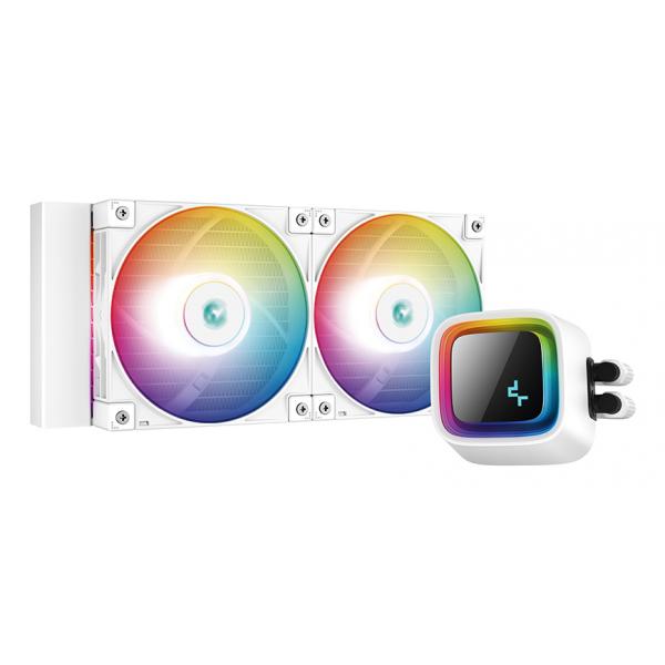 DeepCool LS520 WH Processore Raffreddatore di liquidi tutto in uno 12 cm Bianco 1 pz (DeepCool LS520 WH Processor Alt-i-en v)