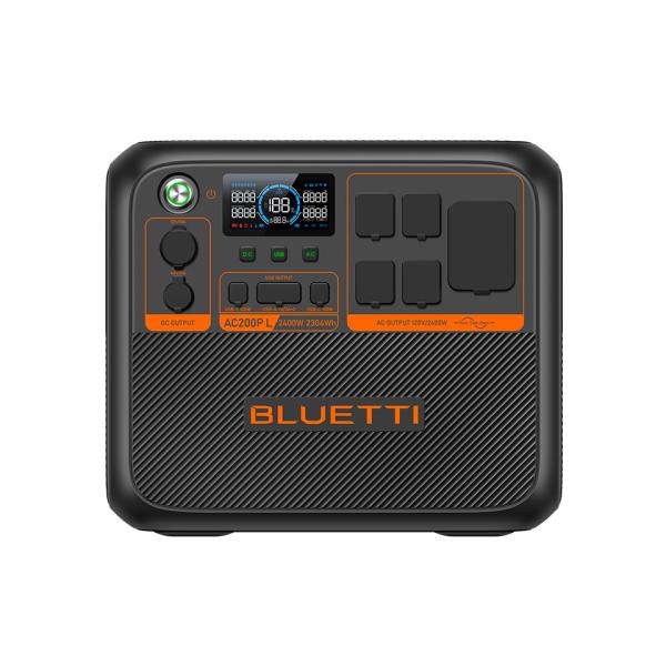 Bluetti AC200P L stazione di alimentazione portatile Litio Ferro Fosfato [LiFePo4] 45000 mAh 2400 W 28,3 kg (BLUETTI PowerOak AC200P L - Portable P)