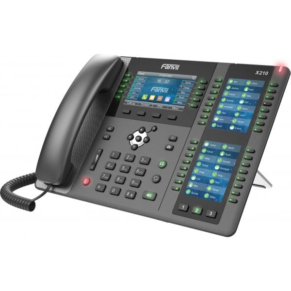 Fanvil X210 V2 telefono IP Nero 20 linee LCD (Fanvil SIP-Phone X210 V2 High-End Bus)