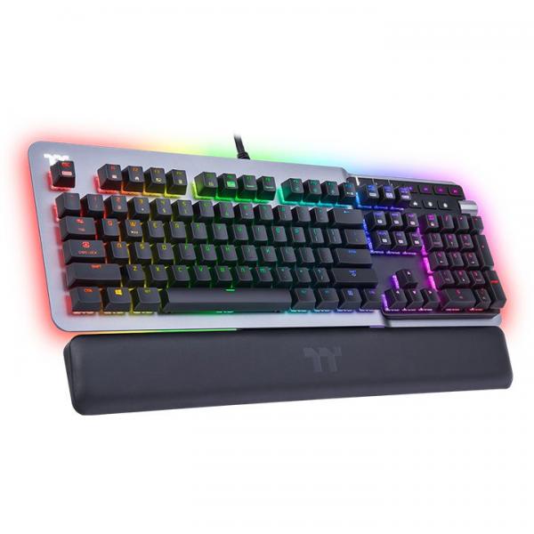 Thermaltake Argent K5 RGB tastiera Gaming USB QWERTY Inglese Titanio (Thermaltake ARGENT K5 - tastatur - tys)