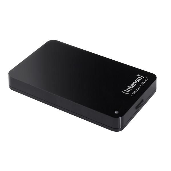 Intenso Festplatte 2TB USB 3.0 6.35cm 2.5'' schwarz - Festplatte - 2,5 disco rigido esterno 5400 Giri/min 2.5 Micro-USB B Nero (Intenso MEMORY PLAY - 2 TB - Ekstern H)