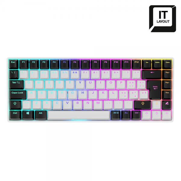 Sharkoon SKILLER SGK50 S3 tastiera Gaming USB QWERTY Italiano Bianco (Sharkoon SKILLER SGK50 S3 tastatur Spi)
