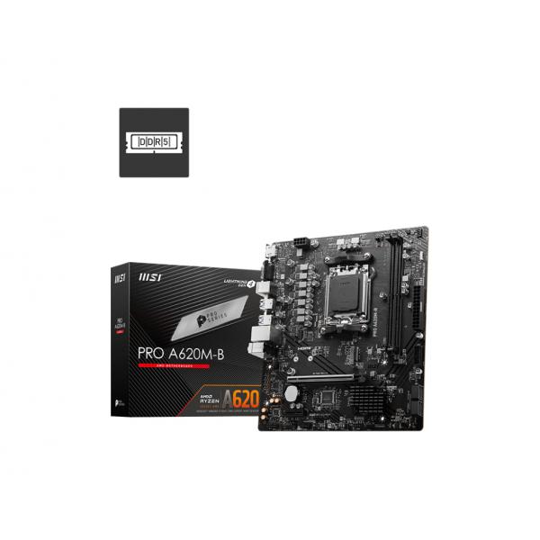 MB AMD AM5 PRO A620M-B D5 MATX