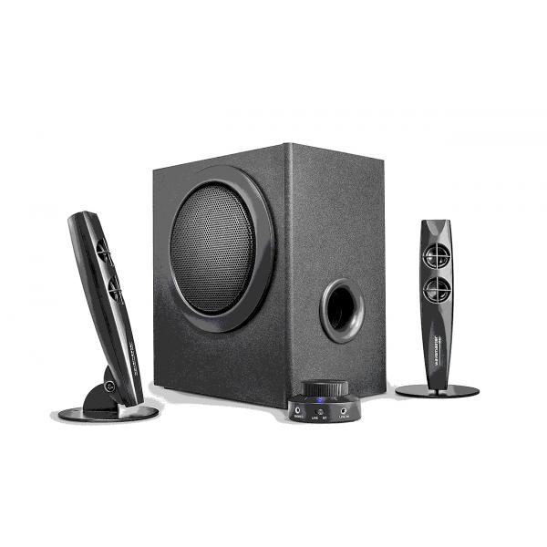 Wavemaster Stax BT set di altoparlanti Universale Nero 2.1 canali 20 W Bluetooth (Wavemaster Stax BT h?jttalers?t Univer)