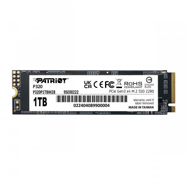 Patriot P320P1TBM28P320, 1TB M.2 2280P