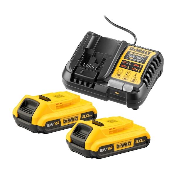 DeWALT DCB1104D2-QW batterioplader