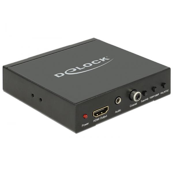 DeLOCK 62783 convertitore video 1920 x 1080 Pixel (DeLOCK Converter SCART / HDMI > HDMI w)