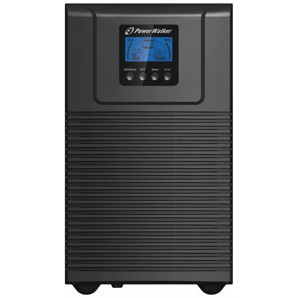 PowerWalker VFI 2000 TG gruppo di continuità [UPS] Doppia conversione [online] 2 kVA 1800 W 4 presa[e] AC (VFI 2000 TG Online UPS 2000VA - 2000VA / 1800W - Online technology with Power Factor 0.9 - Warranty: 24M)