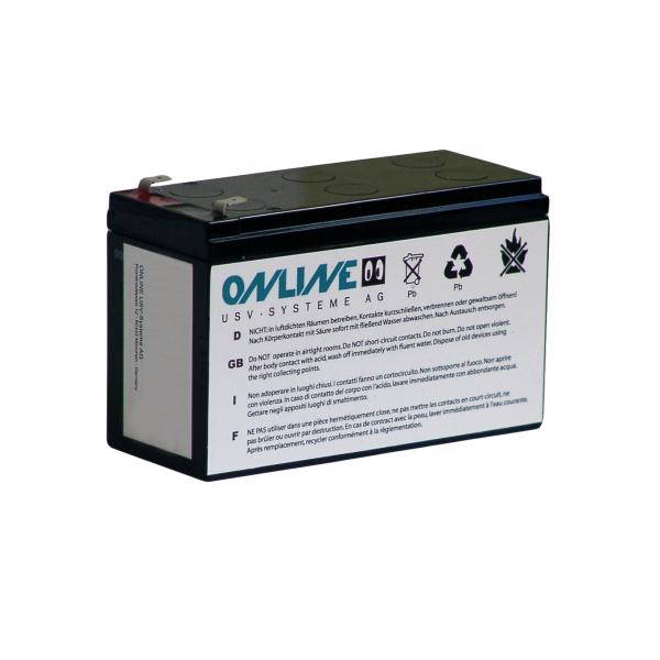 ONLINE USV-Systeme BCXSR2000BP batteria UPS (REPL BATT F/XANTO SR2000/3000 - [BLACK])