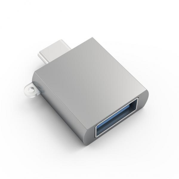 Satechi ST-TCUAM cable gender changer USB C USB A Grigio