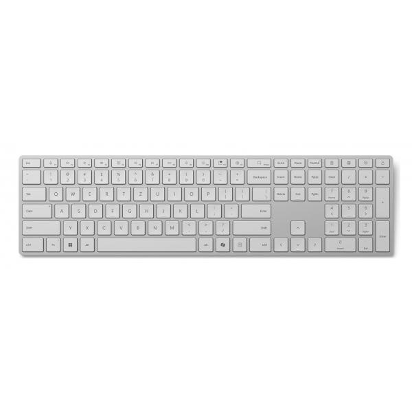Microsoft Surface Keyboard (2nd Edition) tastiera Casa/ufficio Bluetooth QWERTZ Tedesco Grigio