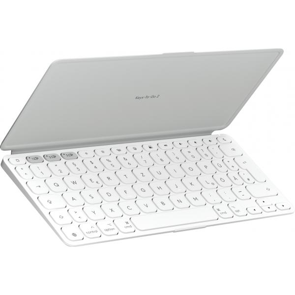 Logitech Keys-To-Go 2 tastiera Universale Bluetooth QWERTZ Tedesco Bianco