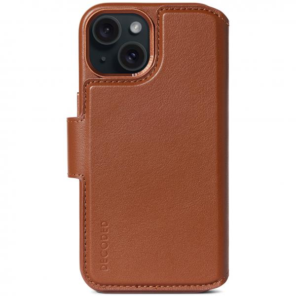 Decoded D24IPO15DW5TN custodia per cellulare 15,5 cm (6.1") Custodia a borsellino Marrone