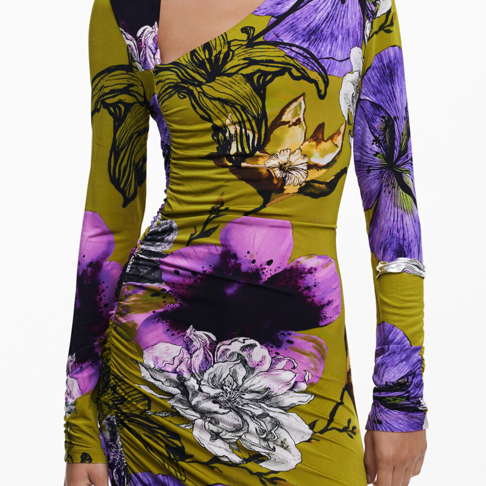 DESIGUAL ABITO LUNGO DONNA VERDE