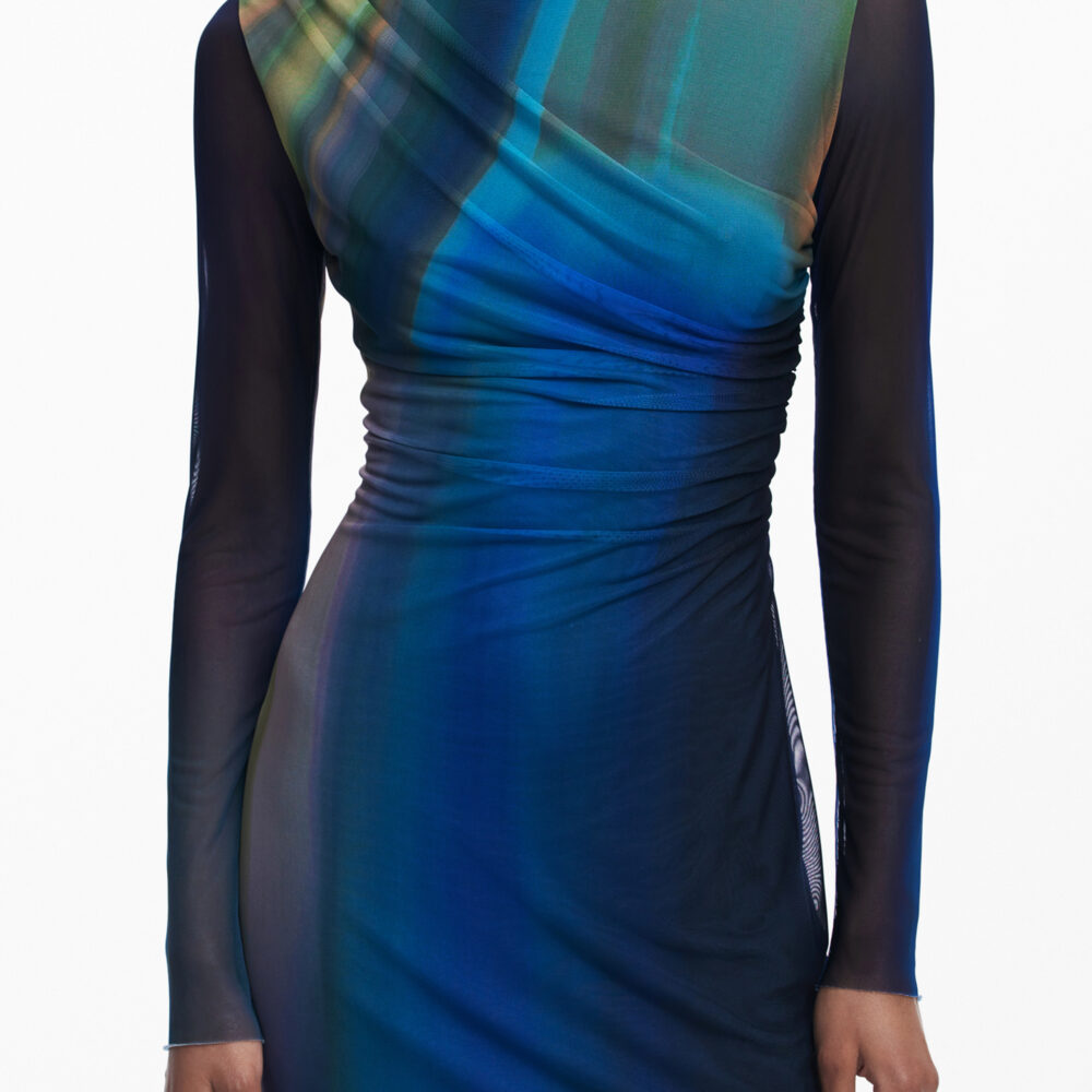 DESIGUAL ABITO CORTO DONNA BLU