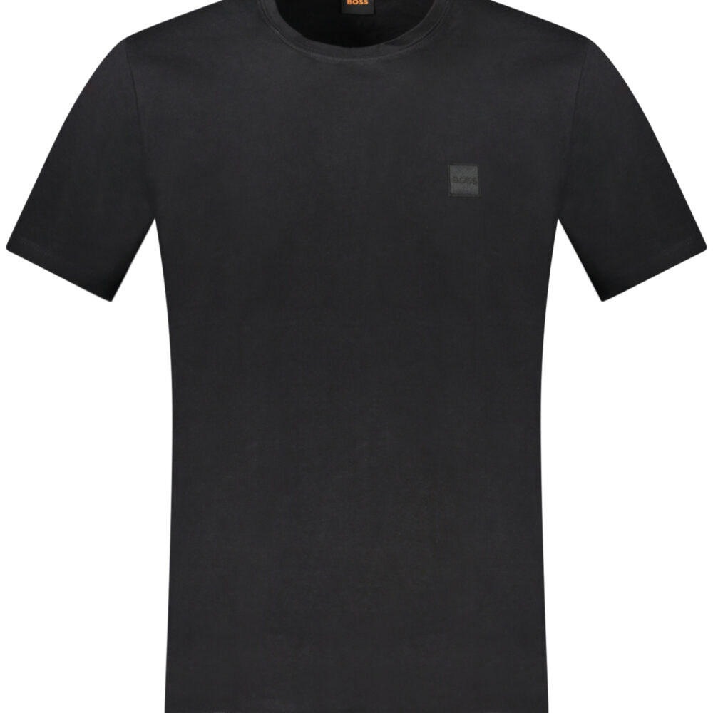 HUGO BOSS T-SHIRT MANICHE CORTE UOMO NERO