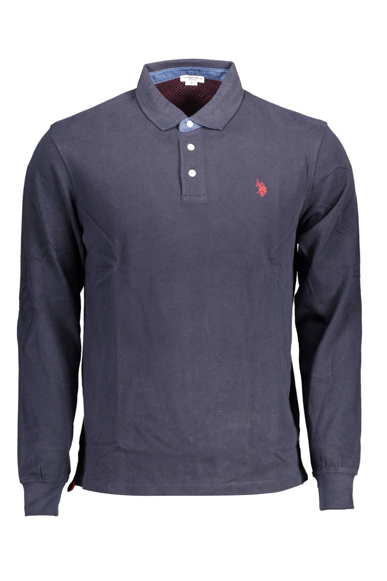 U.S. POLO POLO MANICHE LUNGHE UOMO BLU