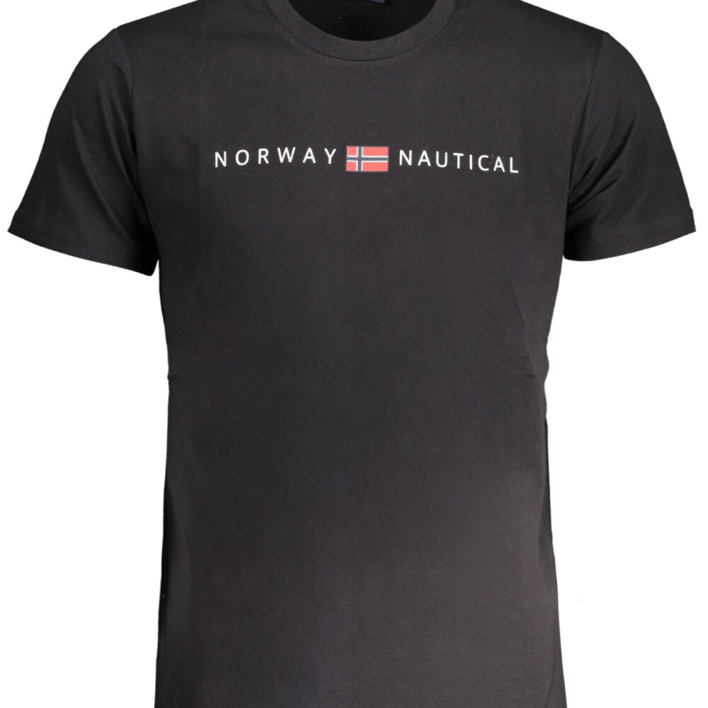 NORWAY 1963 T-SHIRT MANICHE CORTE UOMO NERO