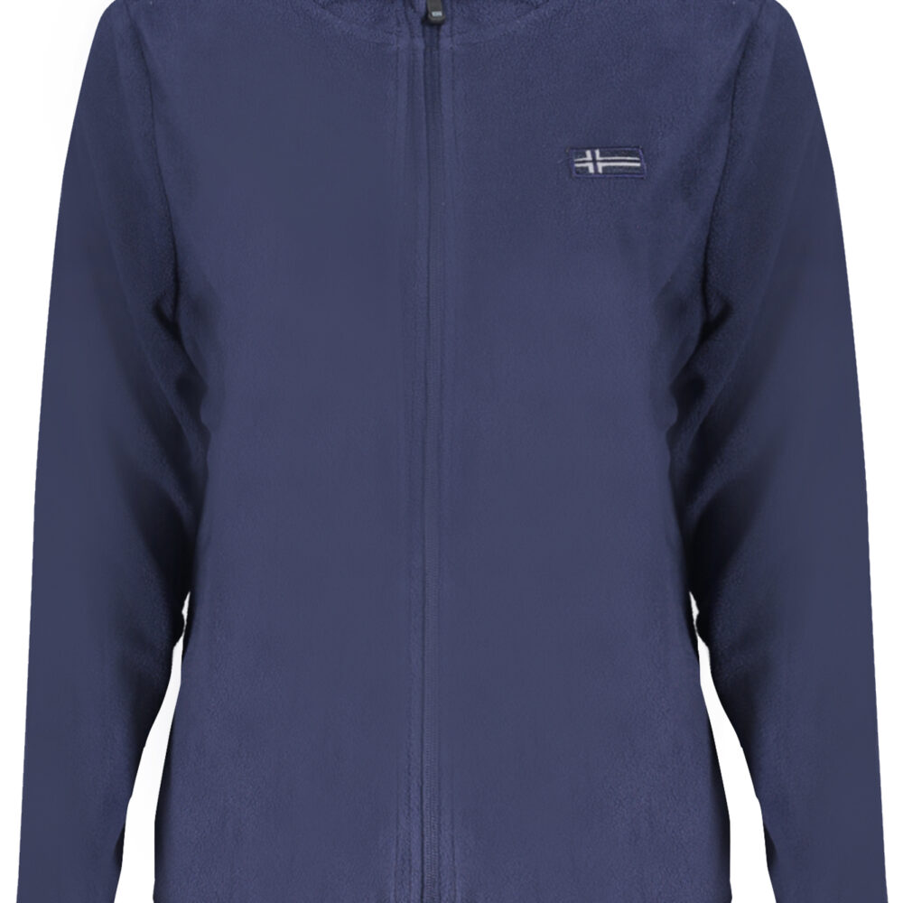 NORWAY 1963 FELPA CON ZIP DONNA BLU