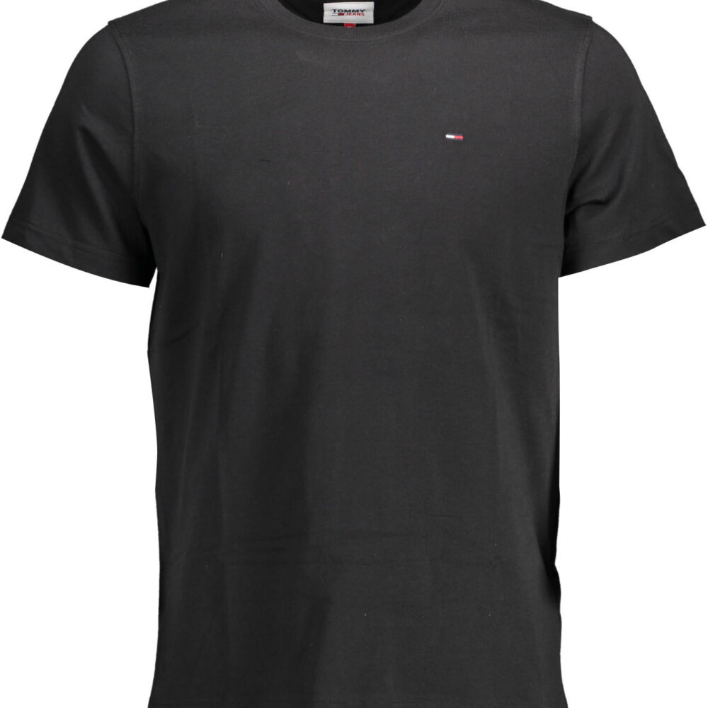 TOMMY HILFIGER T-SHIRT MANICHE CORTE UOMO NERO