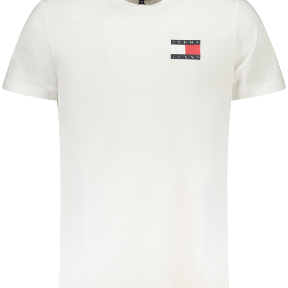 TOMMY HILFIGER T-SHIRT MANICHE CORTE UOMO BIANCO