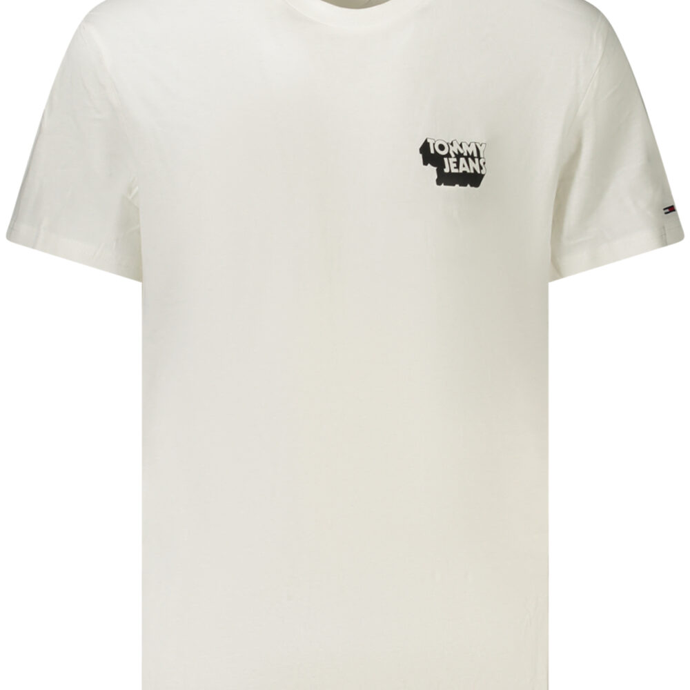 TOMMY HILFIGER T-SHIRT MANICHE CORTE UOMO BIANCO
