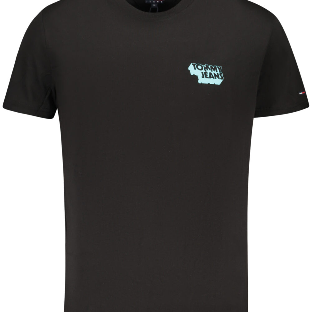 TOMMY HILFIGER T-SHIRT MANICHE CORTE UOMO NERO