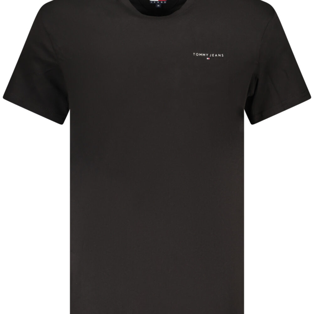 TOMMY HILFIGER T-SHIRT MANICHE CORTE UOMO NERO