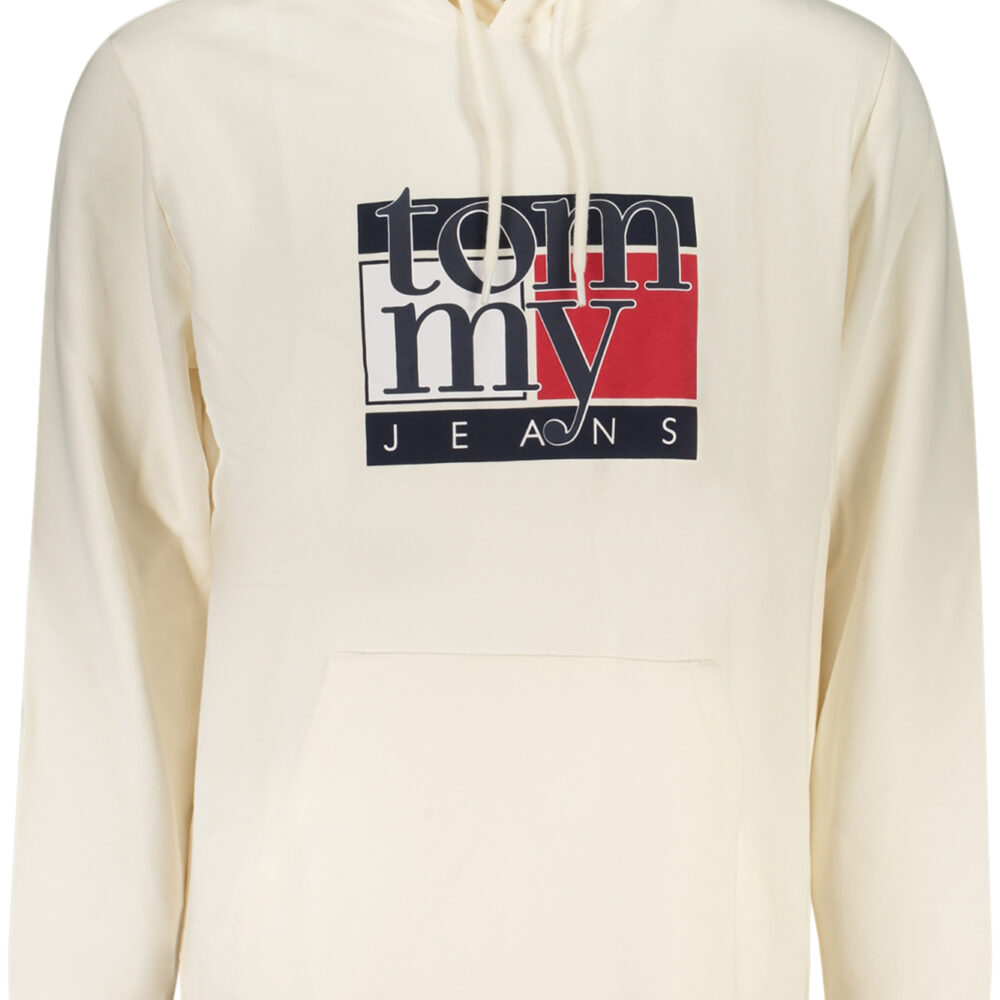 TOMMY HILFIGER FELPA SENZA ZIP UOMO BIANCO