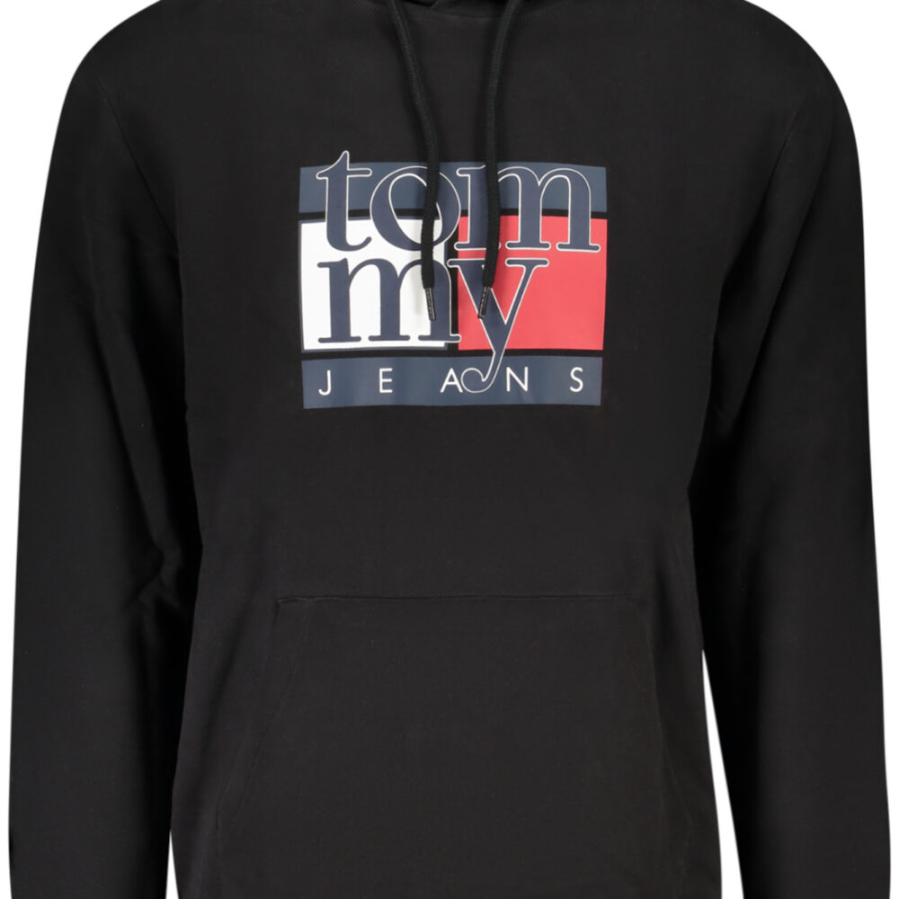 TOMMY HILFIGER FELPA SENZA ZIP UOMO NERO