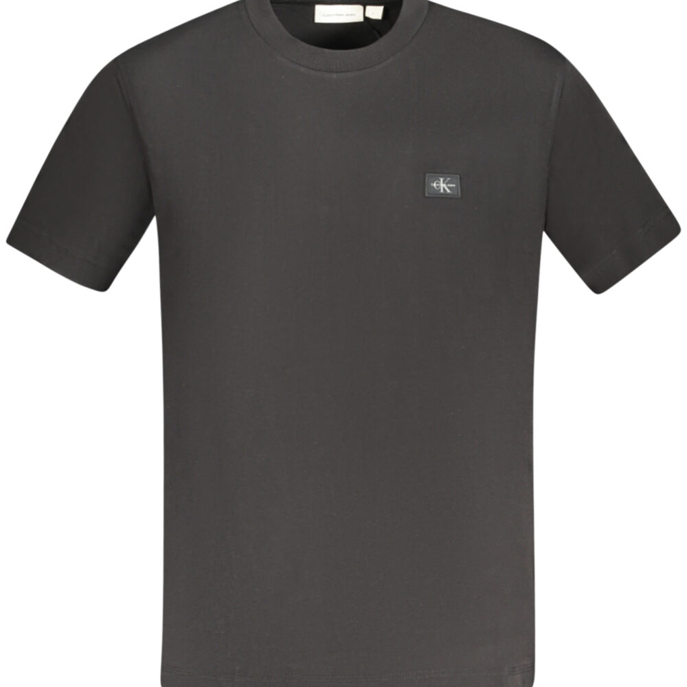 CALVIN KLEIN T-SHIRT MANICHE CORTE UOMO NERO