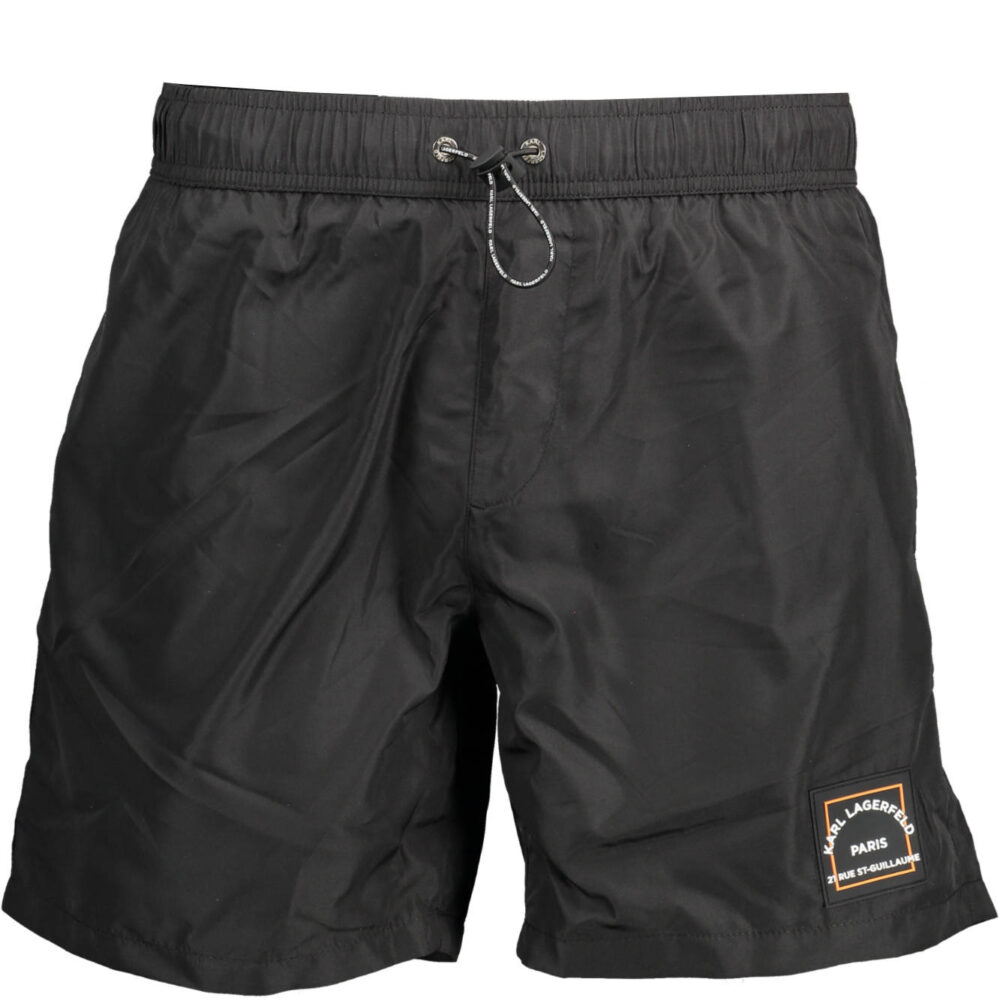 KARL LAGERFELD BEACHWEAR COSTUME PARTE SOTTO UOMO NERO
