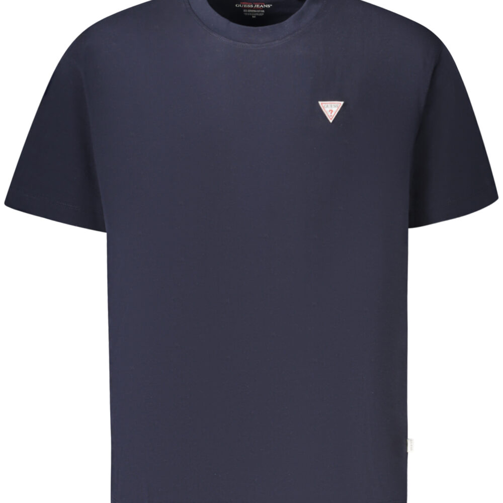 GUESS JEANS T-SHIRT MANICHE CORTE UOMO BLU