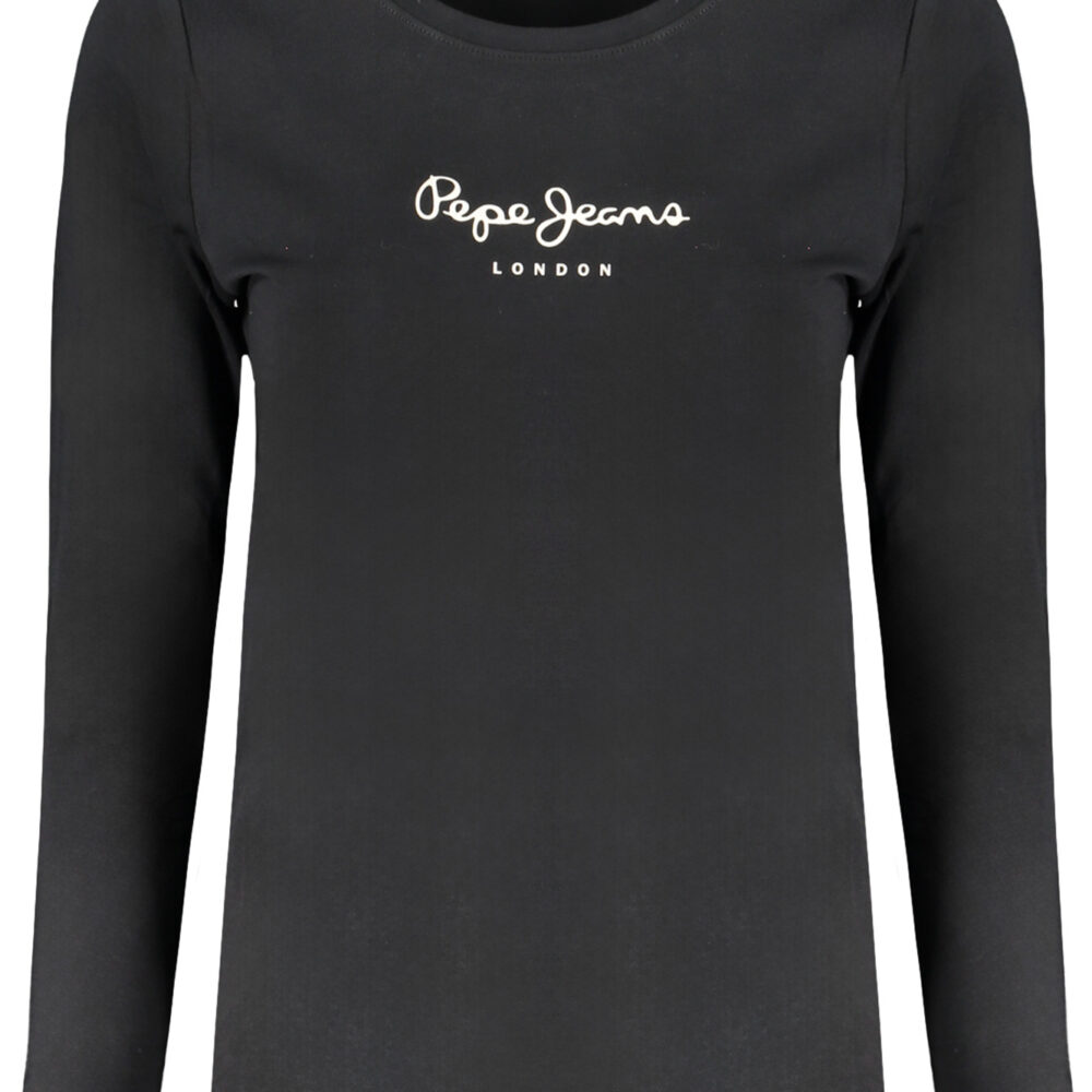 PEPE JEANS T-SHIRT MANICHE LUNGHE DONNA NERO