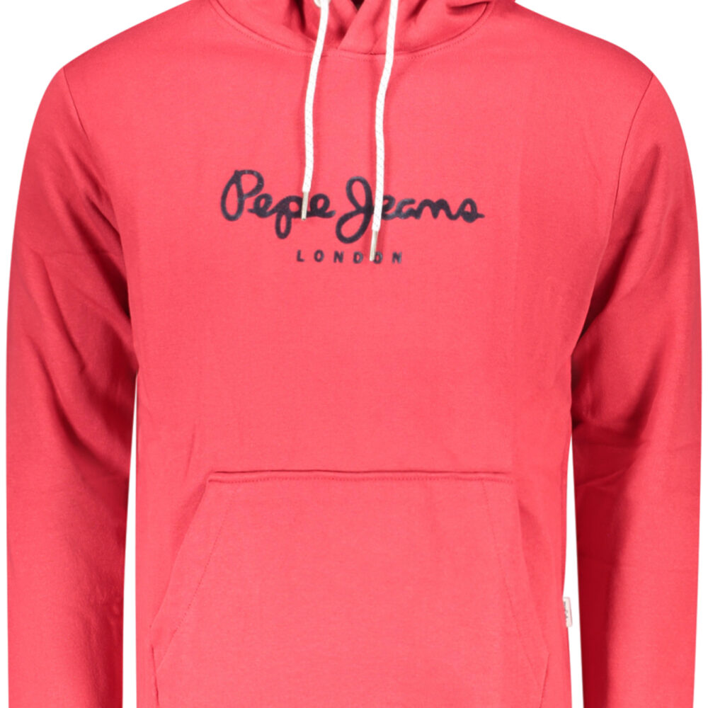 PEPE JEANS FELPA SENZA ZIP UOMO ROSSO