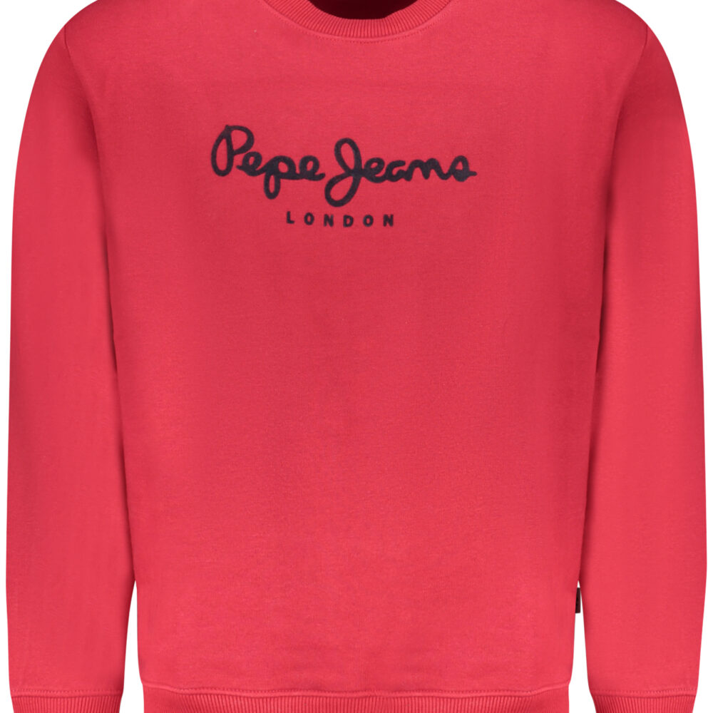 PEPE JEANS FELPA SENZA ZIP UOMO ROSSO