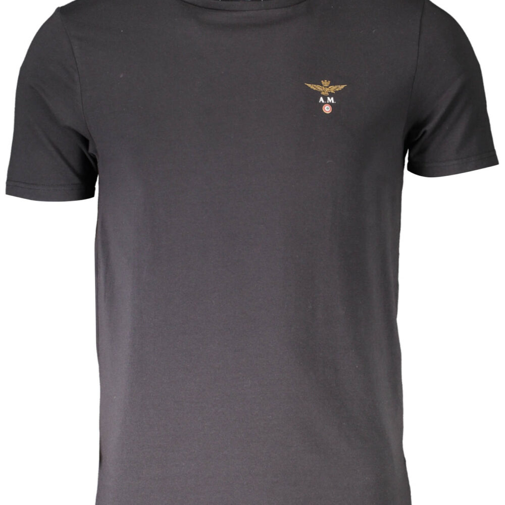 AERONAUTICA MILITARE T-SHIRT ESTERNABILE UOMO NERO