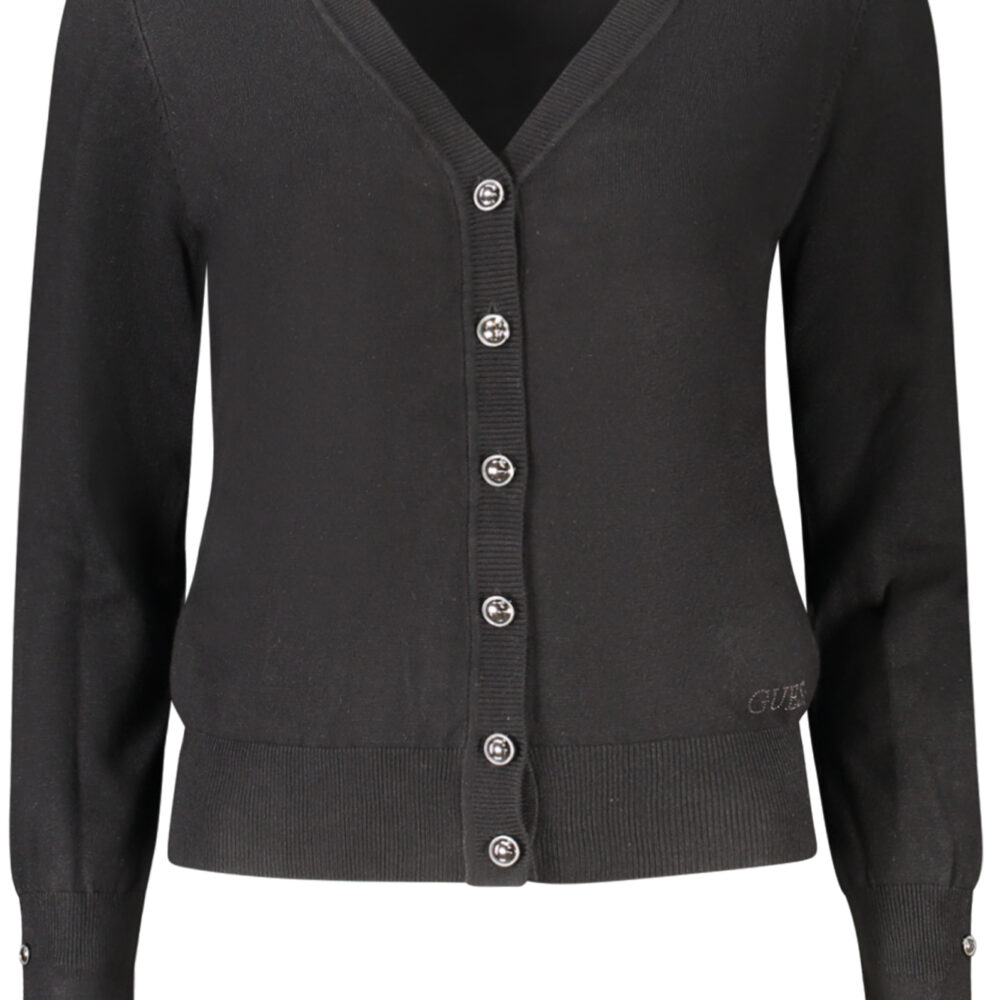 GUESS JEANS CARDIGAN DONNA NERO
