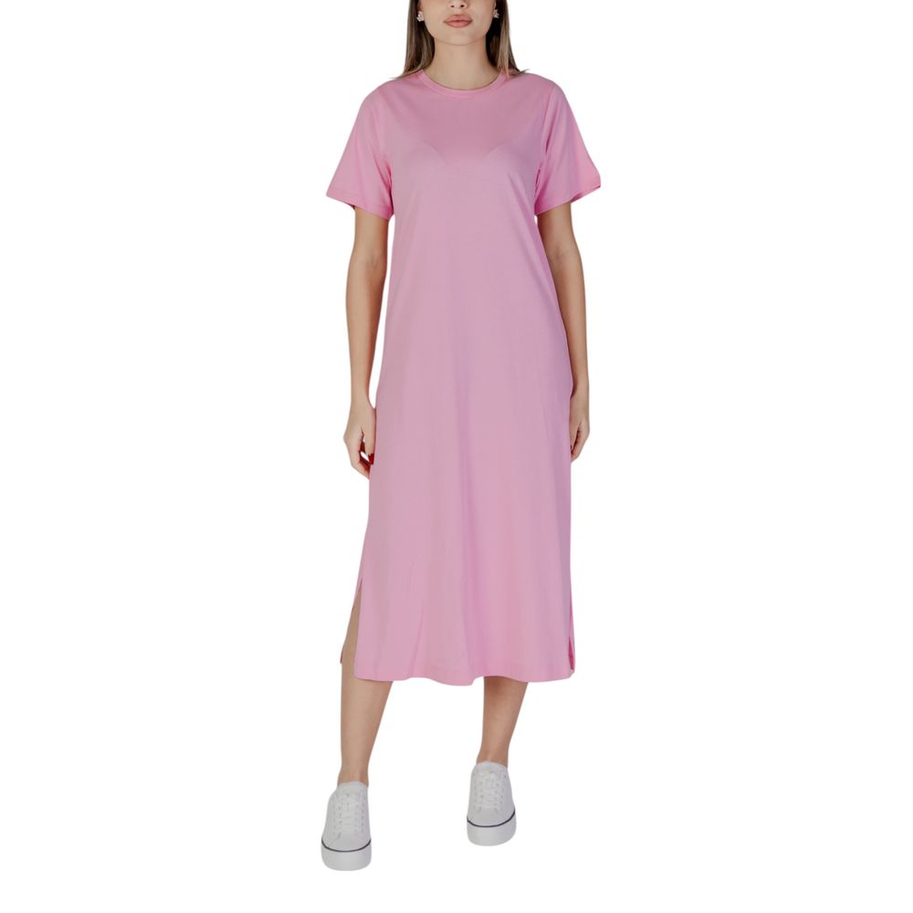 Multicolor Cotton Midi